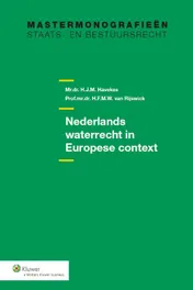 Omslag van Nederlands waterrecht in Europese context Nederland