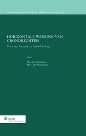 Omslag van Horizontale werking van grondrechten