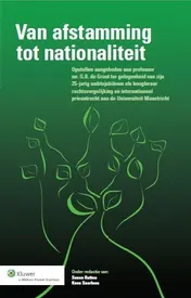 Omslag van Van afstamming tot nationaliteit