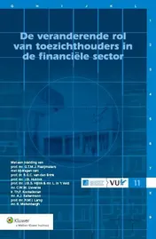 Omslag van De veranderende rol van toezichthouders in de financiele sector