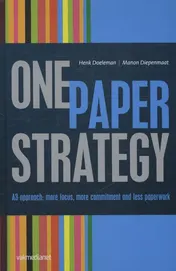 Omslag van One paper strategie