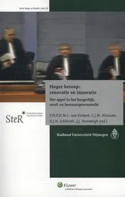 Omslag van Hoger beroep: renovatie en innovatie