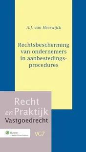 Omslag van Rechtsbescherming van ondernemers in aanbestedingsprocedures