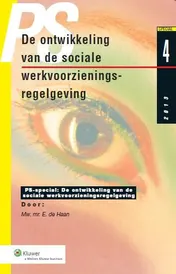 Omslag van De ontwikkeling van de sociale werkvoorzieningsregelgeving