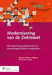 Omslag van Modernisering van de ziektewet