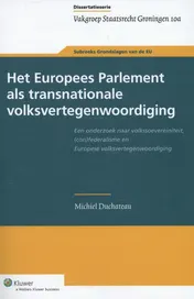 Omslag van Het Europees parlement als transnationale volksvertegenwoordiging