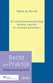 Omslag van De structuurvennootschap