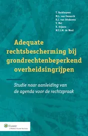 Omslag van Adequate rechtsbescherming grondrechtenbeperkend overheidsingrijpen