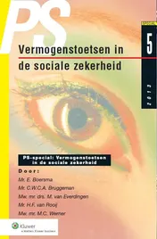 Omslag van Vermogenstoetsen in de sociale zekerheid