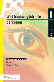 Omslag van Wet basisregistratie personen