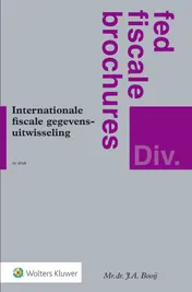 Omslag van Internationale fiscale gegevensuitwisseling