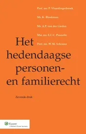 Omslag van Het hedendaagse personen- en familierecht