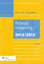 Omslag van Arbeidswetgeving 2014/2015