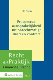 Omslag van Prospectusaansprakelijkheid uit onrechtmatige daad en contract