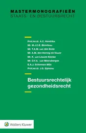 Omslag van Bestuursrechtelijk gezondheidsrecht