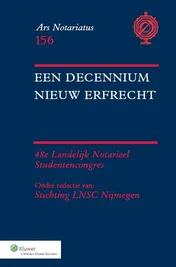 Omslag van Een decennium nieuw erfrecht