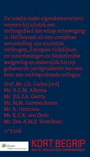 Omslag van Kort begrip van het intellectuele eigendomsrecht