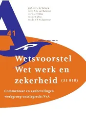 Omslag van Wetsvoorstel wet werk en zekerheid