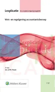 Omslag van Wet- en regelgeving accountantsberoep