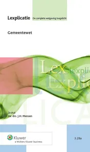 Omslag van Gemeentewet