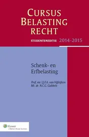Omslag van Studenteneditie Cursus Belastingrecht Schenk- en Erfbelasting 2014-2015