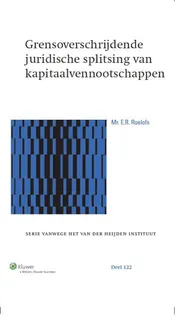 Omslag van Grensoverschrijdende juridische splitsing van kapitaalvennootschappen