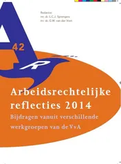 Omslag van Arbeidsrechtelijke reflecties 2014