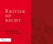 Omslag van Kritiek op recht