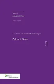 Omslag van Verificatie van schuldvorderingen