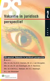 Omslag van PS special vakantie in juridisch perspectief