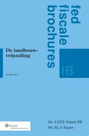 Omslag van De landbouwvrijstelling