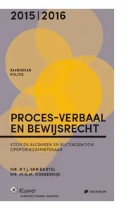 Omslag van Zakboek Proces-verbaal en Bewijsrecht 2015-2016