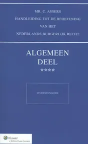Omslag van Asser algemeen Deel **** - Studenteneditie