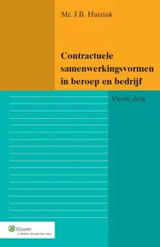 Omslag van Contractuele samenwerkingsvormen in beroep en bedrijf
