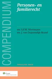 Omslag van Compendium van het personen- en familierecht