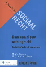 Omslag van Naar een nieuw ontslagrecht