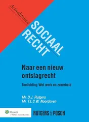 Omslag van Naar een nieuw ontslagrecht