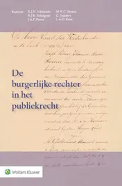 Omslag van De burgerlijke rechter in het publiekrecht