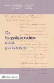 Omslag van De burgerlijke rechter in het publiekrecht