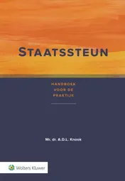 Omslag van Staatssteun, handboek voor de praktijk