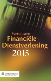 Omslag van Wetteksten Financiële Dienstverlening 2015