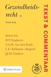 Omslag van Tekst & Commentaar Gezondheidsrecht *