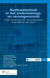 Omslag van Rechtszekerheid in het ondernemings- en vermogensrecht