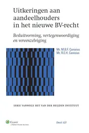 Omslag van Uitkeringen aan aandeelhouders in het nieuwe BV-recht