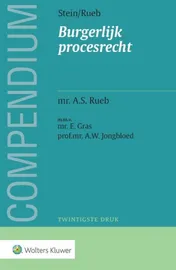 Omslag van Compendium van het burgerlijk procesrecht