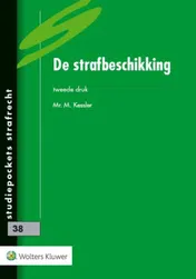Omslag van De strafbeschikking