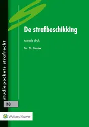 Omslag van De strafbeschikking