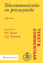 Omslag van Telecommunicatie- en privacyrecht