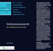 Omslag van Asser 6-IV De verbintenis uit de wet
