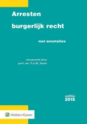 Omslag van Arresten burgerlijk recht editie 2015